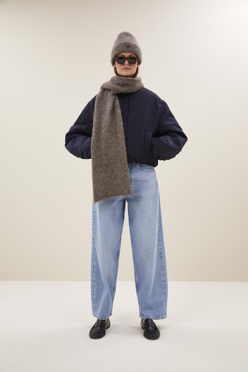 By-Bar Leah Norton Scarf Dark Biscuit unisex Schal beige